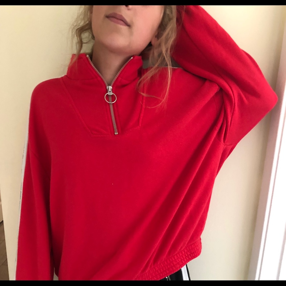 VS PINK, quarter zip